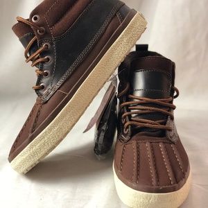 vans del pato brown